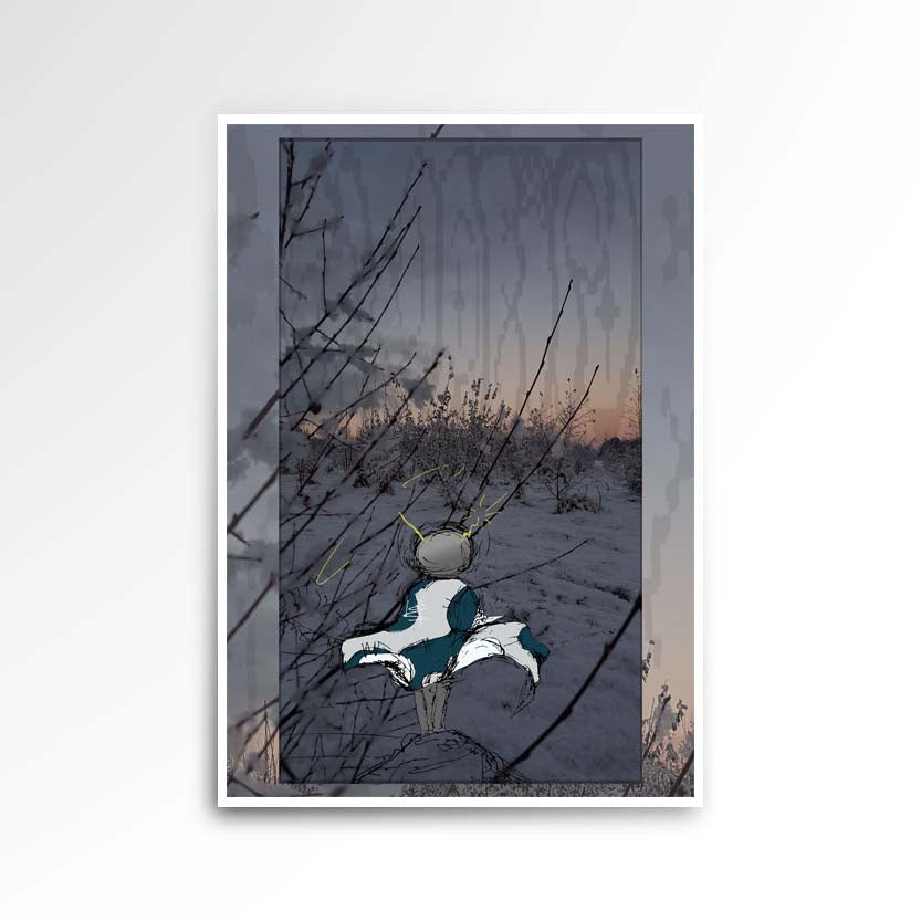 Photography print the images captures winter with the sunset just on the horizon. Colours are blues, whites, oranges, beiges, greens, reds and browns. Purpose, to be enjoyed in someone's home. 
JPG
• 833 × 833
• 65.66 kB