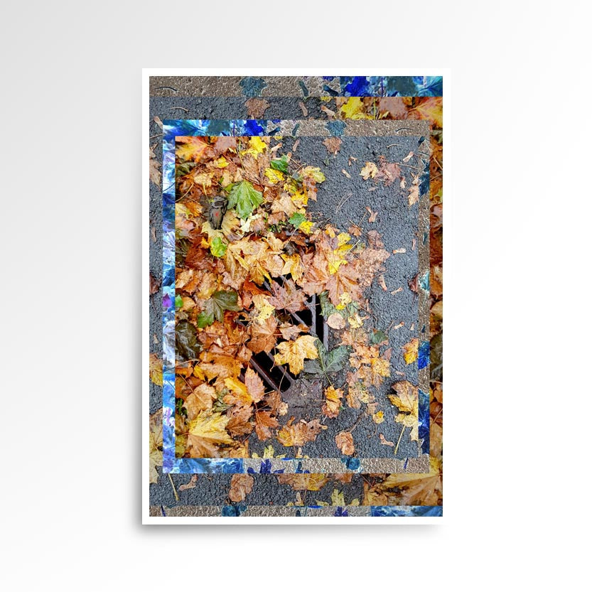 Photography print image of lifelike miniature figure, looking at blocked drain which could resemble animal arteries being blocked. Colours grey, blue, brown, green, yellow. Purpose, to be enjoyed, questioned and disused.
JPG
• 833 × 833
• 152.54 kB