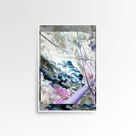 Photography print image of lifelike figure, hidden in a jungle of mycelium, colours blue, cyan, purple, magenta, pink, violet brown, white.  Purpose, to be enjoyed in someone's home. 
JPG
• 833 × 833
• 74.92 kB