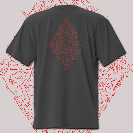 Diamonds                                                            "Oversized faded t-shirt"