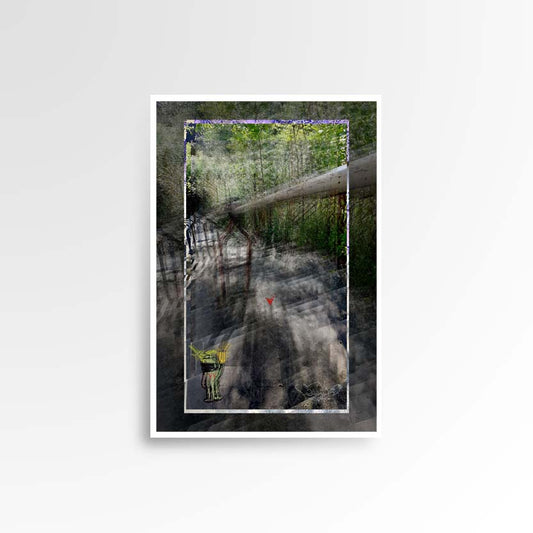 Photography print image of lifelike figure, resonating on some stairs outside. Colours green, grey, brown, yellow, orange.  Purpose, to be enjoyed, questioned and discussed.
JPG
• 833 × 833
• 71.52 kB