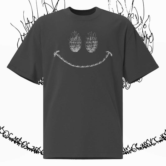 Smile "Oversized faded t-shirt"