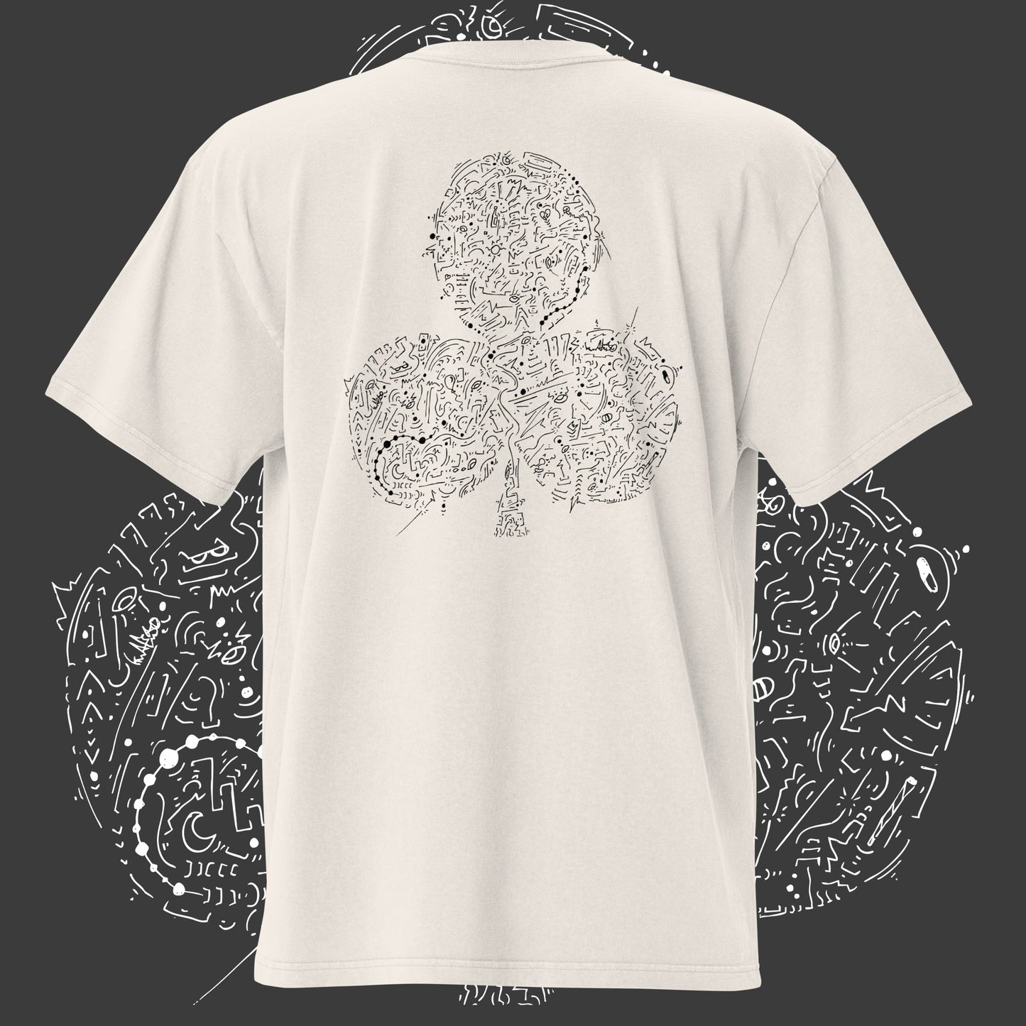 Clubs       Oversized faded t-shirt