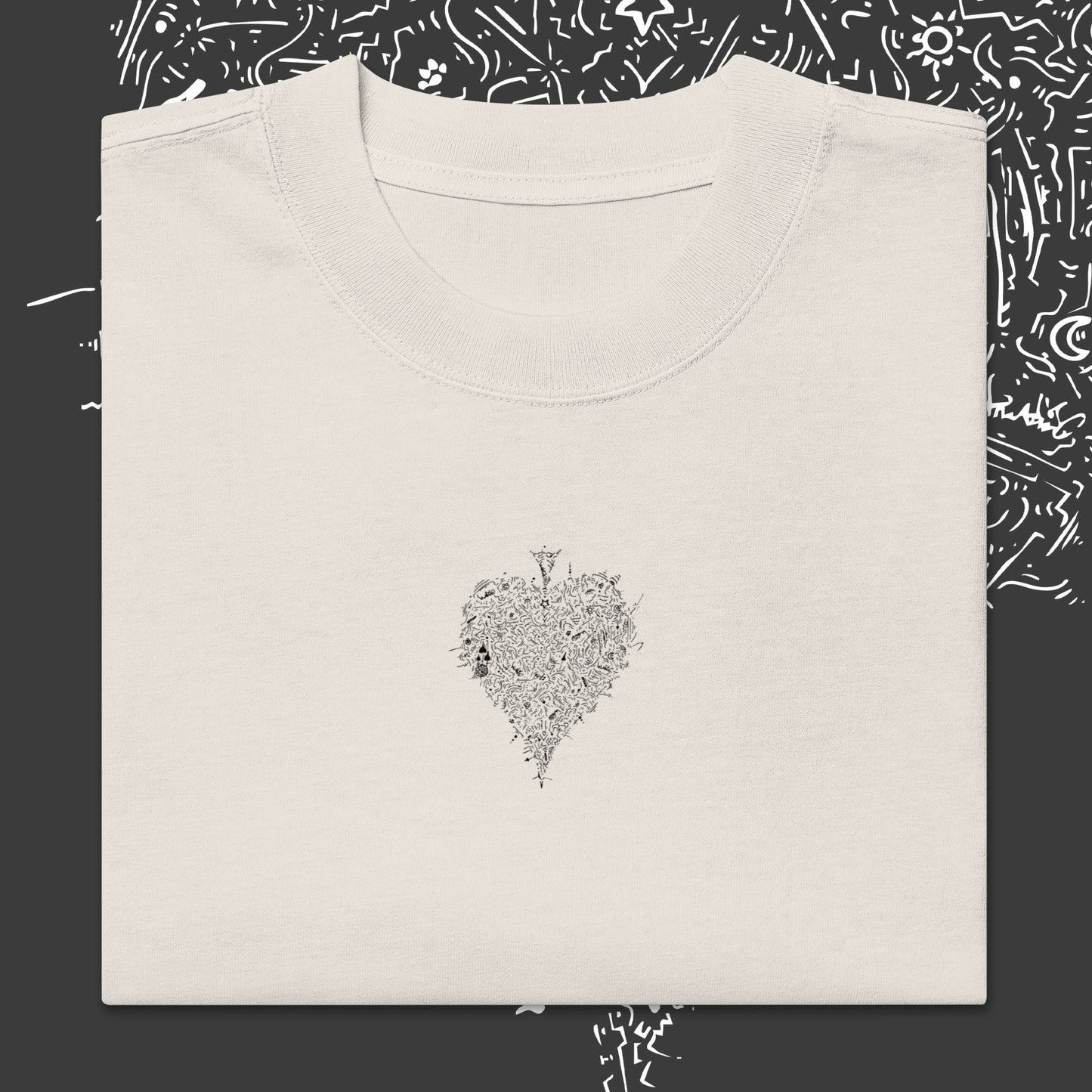 Spade                                                               "Oversized faded t-shirt"